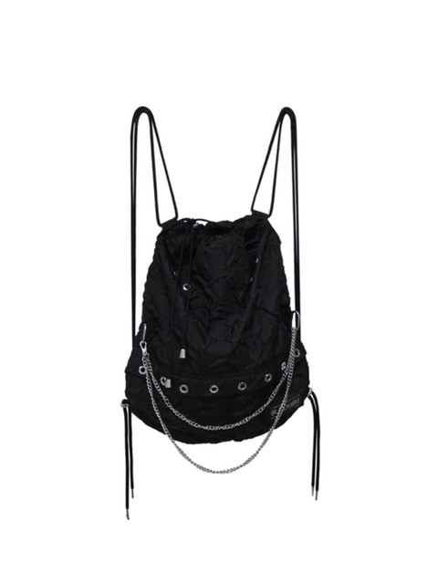 2/24再入荷【BLACK PURPLE】Lucky string multi bag
