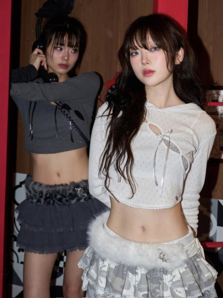 【CHERRYQUIRI】snow fur belt 