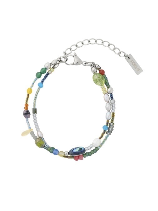 【AJO AJOBYAJO】25SS★ Multi Color Beads Layered Bracelet AJOBYAJO】Multi Color Beads Layered Bracelet | OUR BRAND