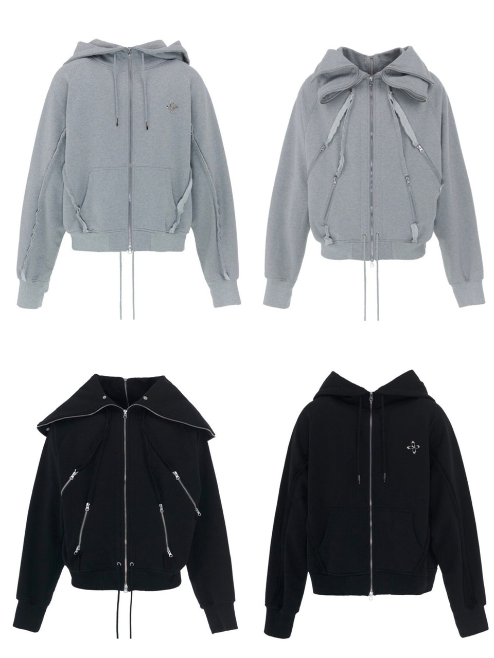 SURGERY BACK FORTH SWEAT JACKET