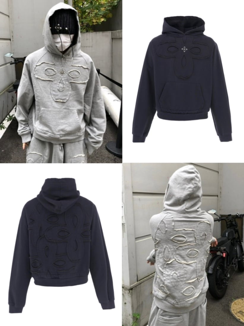 3/9再入荷【SURGERY】clover logo patchs sweat hoodie