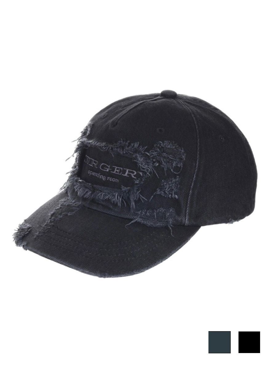 11/13再入荷【SURGERY】surgery distroyed denim cap / 【サージェリー】ダメージデニムキャップ