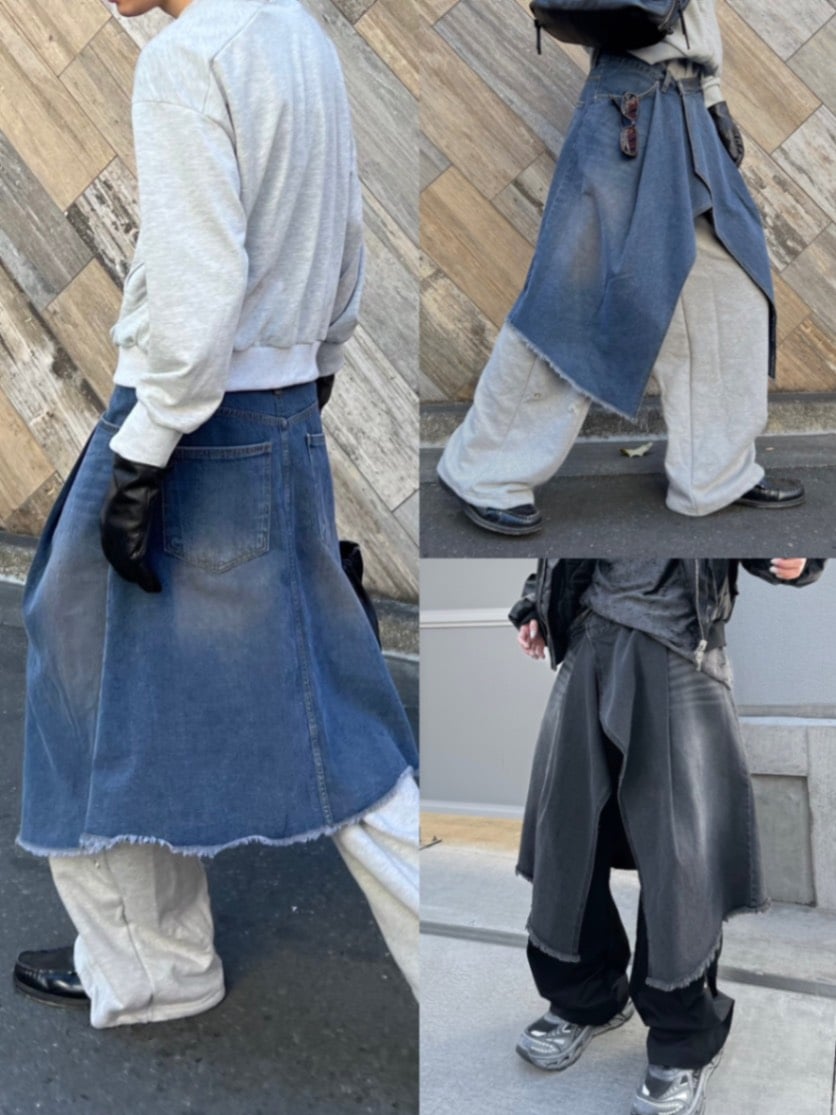 受注制【Chikashitsu +】stitch cargo slacks (3color)
