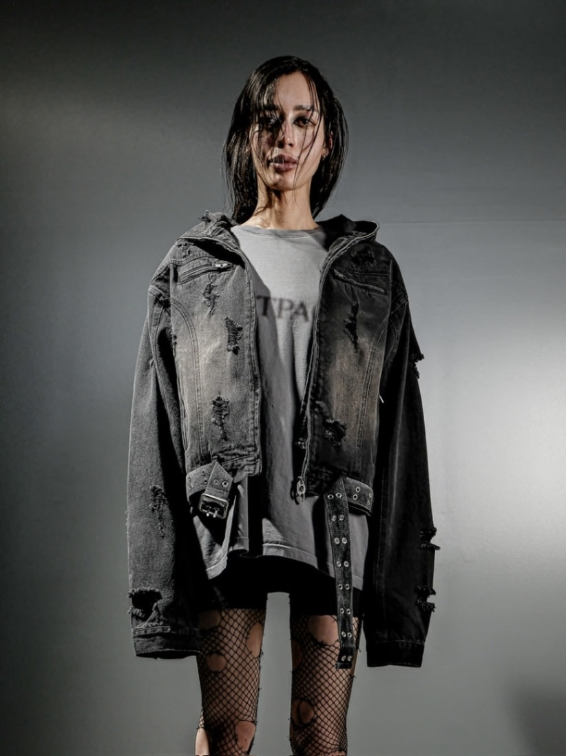 3/7 20:00発売【DIG YOUR OWN GRAVE】DENIM HOOD JKT