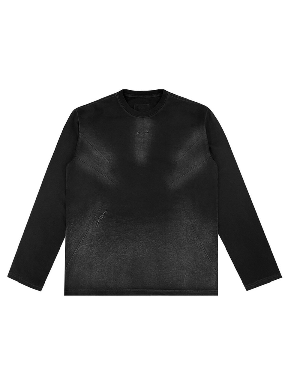 【BLR BLUER】RAIN DESTROYED GRADATION BLEACHED LONG SLEEVE