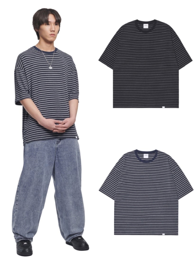 【NOMANUAL】NM BORDER T-SHIRT
