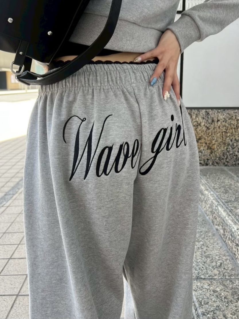 受注制【nmtc +】embroidery sweat pants (3color) / 【エヌエムティーシープラス】プリントロゴスウェットパンツ