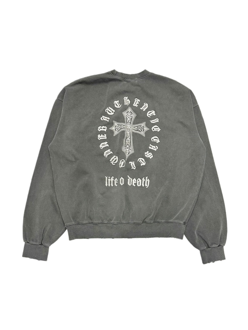 受注制【XU DOG】pigment print sweat shirt