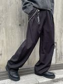 【RENOL】stripe slacks チャコール RENOL】stripe slacks (2color) | OUR BRAND,RENOL | PRESSING