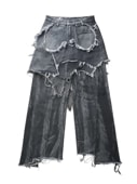 パンツ OSAMA GREY DIRTY SKIRT PANTS 4/18再入荷【Cozy world Wide】ONYX SKIRT PANTS | OUR BRAND