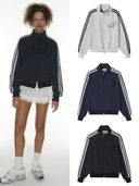 crank Rose Dot Track Jacket BLACK クランク CRANK】ROSE DOT TRACK JACKET | OUR BRAND,CRANK | PRESSING