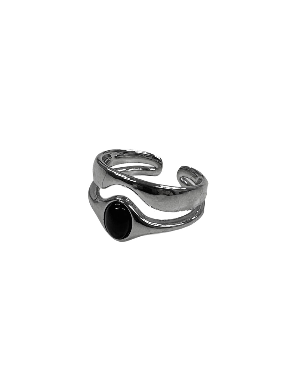 受注制【XU DOG】black stone ring