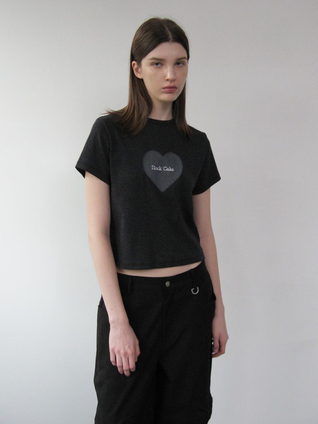 【ROCK CAKE】Heart Graphic Logo Top