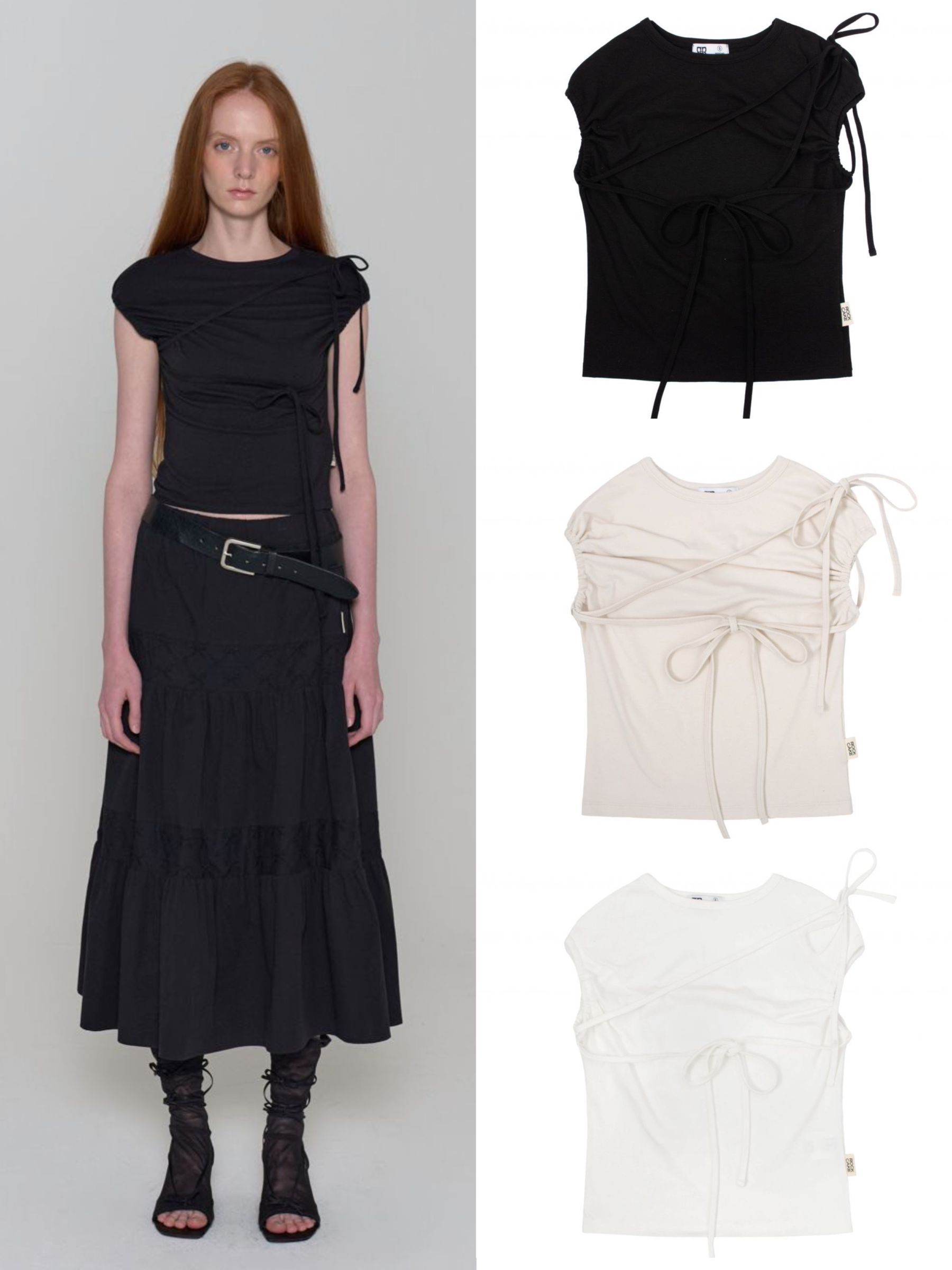 【ROCK CAKE】Side String Sleeveless