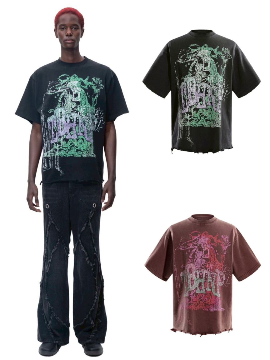 トップス The boy has no patience The Boy Has No Patience】LUMINOUS DAWN ASTRAL METAL LOGO