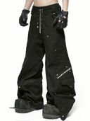 RICH】Dark Knight Flare Waxed Pants | OUR BRAND,RICH | PRESSING