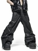 RICH】Dark Knight Flare Waxed Pants | OUR BRAND,RICH | PRESSING