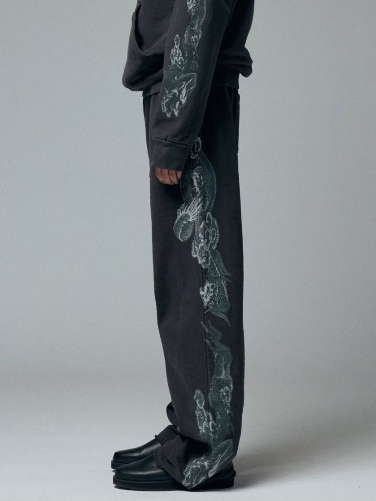 basketcase バレリーナプリント ダークグレー パーカー BLACK lab.】シアーダンボールパーカー（カットソー）｜BLACK
