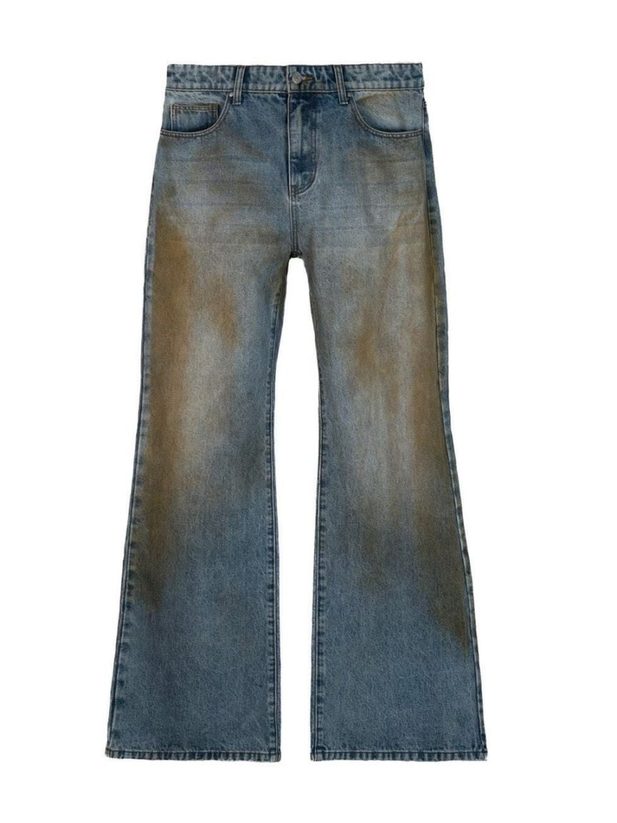 【BASKETCASE】LAX FLAIR DENIM, mud wash