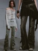 SURGERY】side zip velvet wide track pants | OUR BRAND,SURGERY