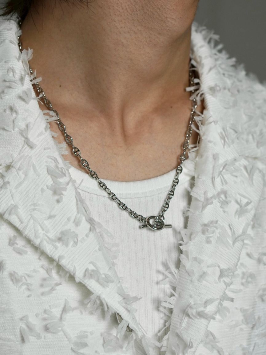 受注制【Chikashitsu +】anchor chain necklace / 【チカシツプラス