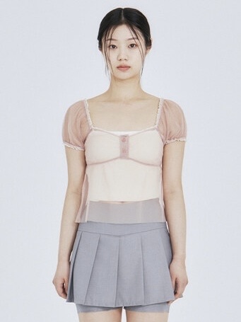 トップス Sana top (Ivory) Not your rose 2nd Reorder]Sana top (Pink) - Not your rose