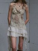 Cest Nous プリントキャミワンピース y2k Cest Nous プリントキャミワンピース y2k