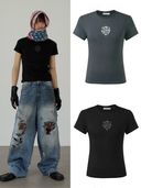 【ANOTHERYOUTH】ダメージロゴ スリーブレス チャコール OUR BRAND,ANOTHERYOUTH | PRESSING WEB SHOP