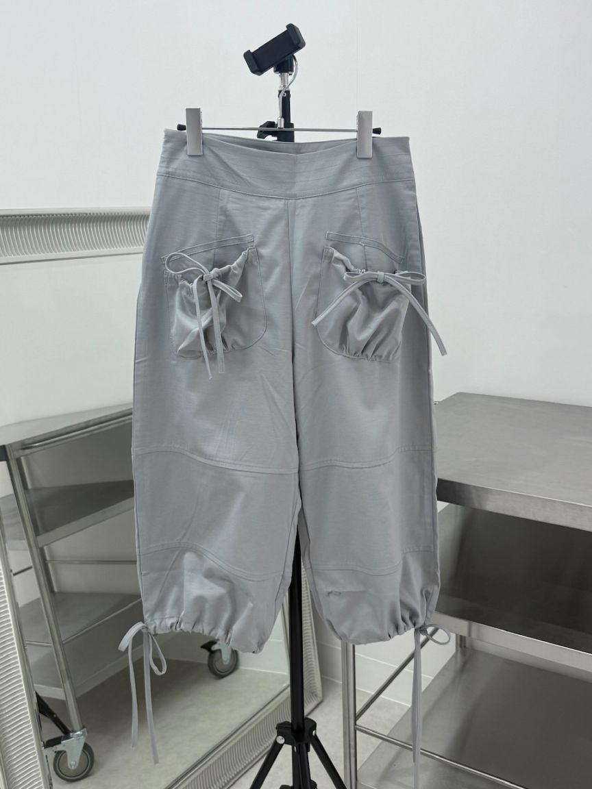 【Nerd out XU】ribbon string shorts (2color)