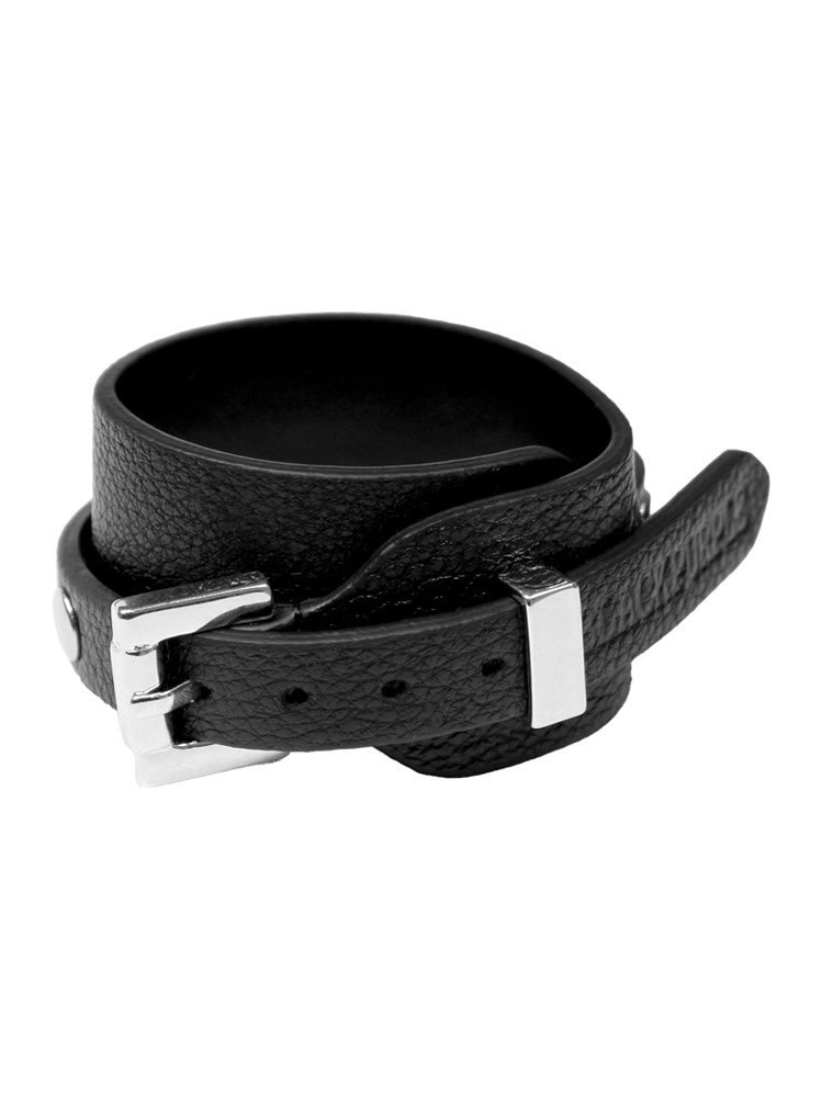 【BLACKPURPLE】25SS★ Big Belted Cowhide Bracelet BLACK PURPLE】Big Belted Cowhide Bracelet | OUR BRAND,BLACK