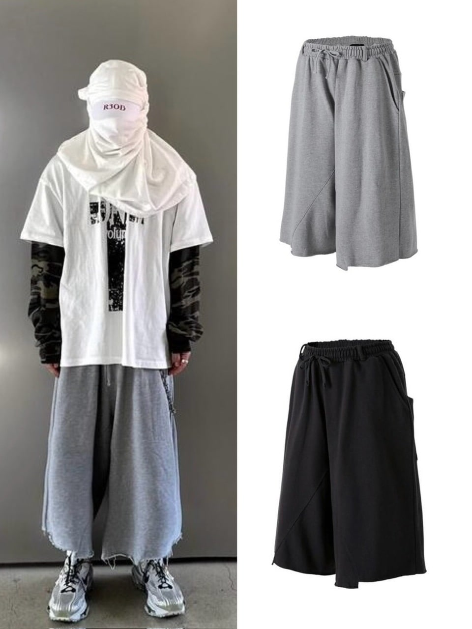 ROARINGRAD ♥ UNBALANCE SWEAT BERMUDA PANTS /追跡付 roaringrad】UNBALANCE SWEAT BERMUDA PANTS | OUR BRAND