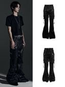 Rosen Kreuz】ZIP WIDE BAGGY PANTS | OUR BRAND,Rosen Kreuz