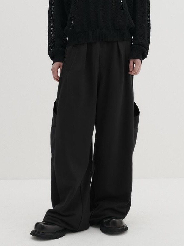DNSR】Side Pintuck Cargo Sweatpants | OUR BRAND,DNSR | PRESSING