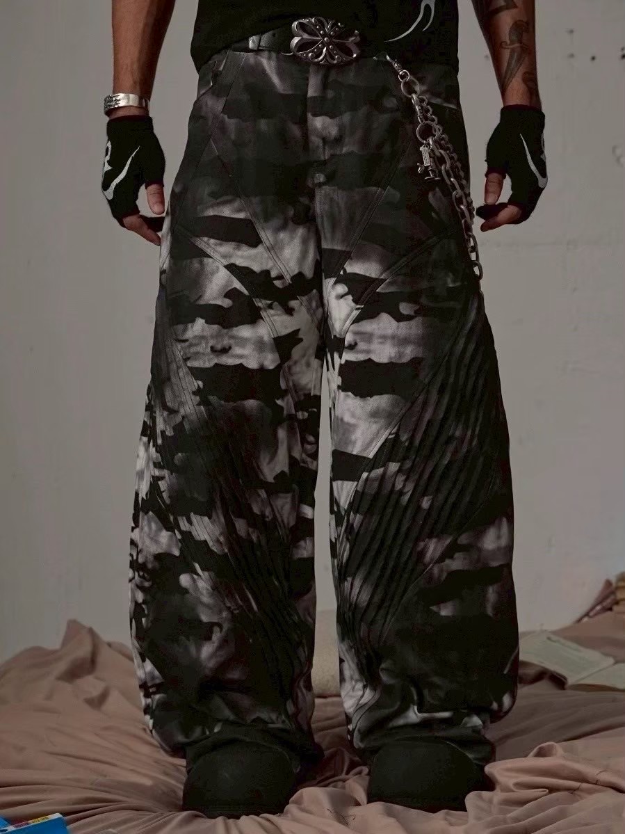 即日発送 Camouflage Baggy Pants DND4DES y2k 即日発送 Camouflage Baggy Pants DND4DES y2k