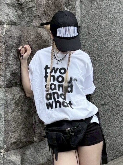 受注制【nmtc +】blurry design tee (3color)