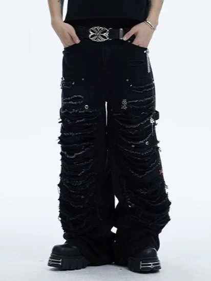 【DND4DES】JEWELED LUMBERJACK PANTS