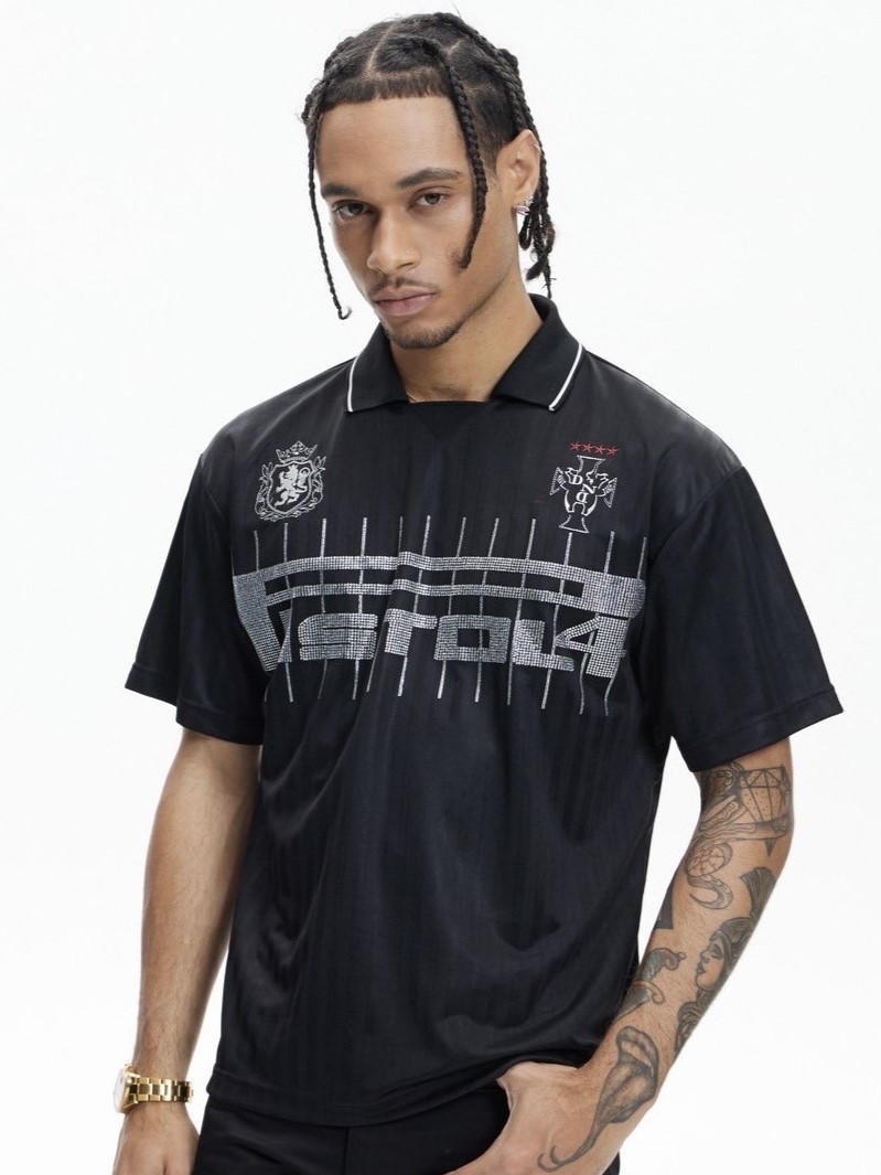 【DND4DES】SLOGAN DIAMOND FOOTBALL SHIRT