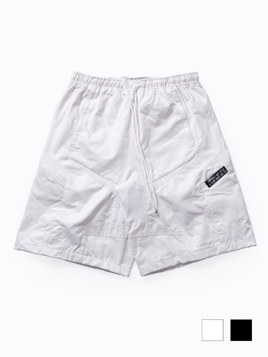 【F.V.V.O】FUTURISM MULTI-PANEL GLOSSY SHORTS