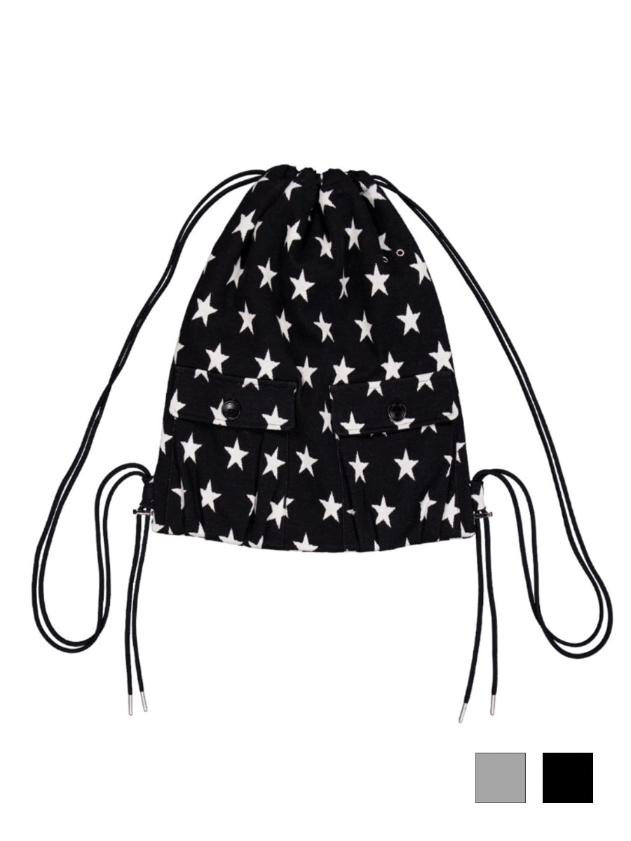 【SETUP‐EXE】STAR POCKET GYM SACK / 【セットアップエグゼ】スターポケットリュック