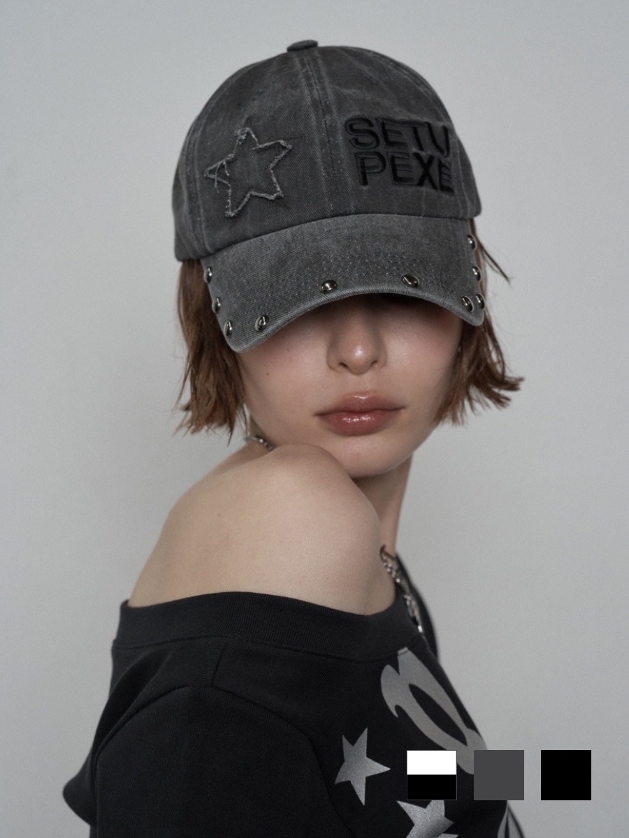 【SETUP-EXE】韓国人気★SUE STAR BALL CAP OUR BRAND,SETUP-EXE | PRESSING WEB SHOP
