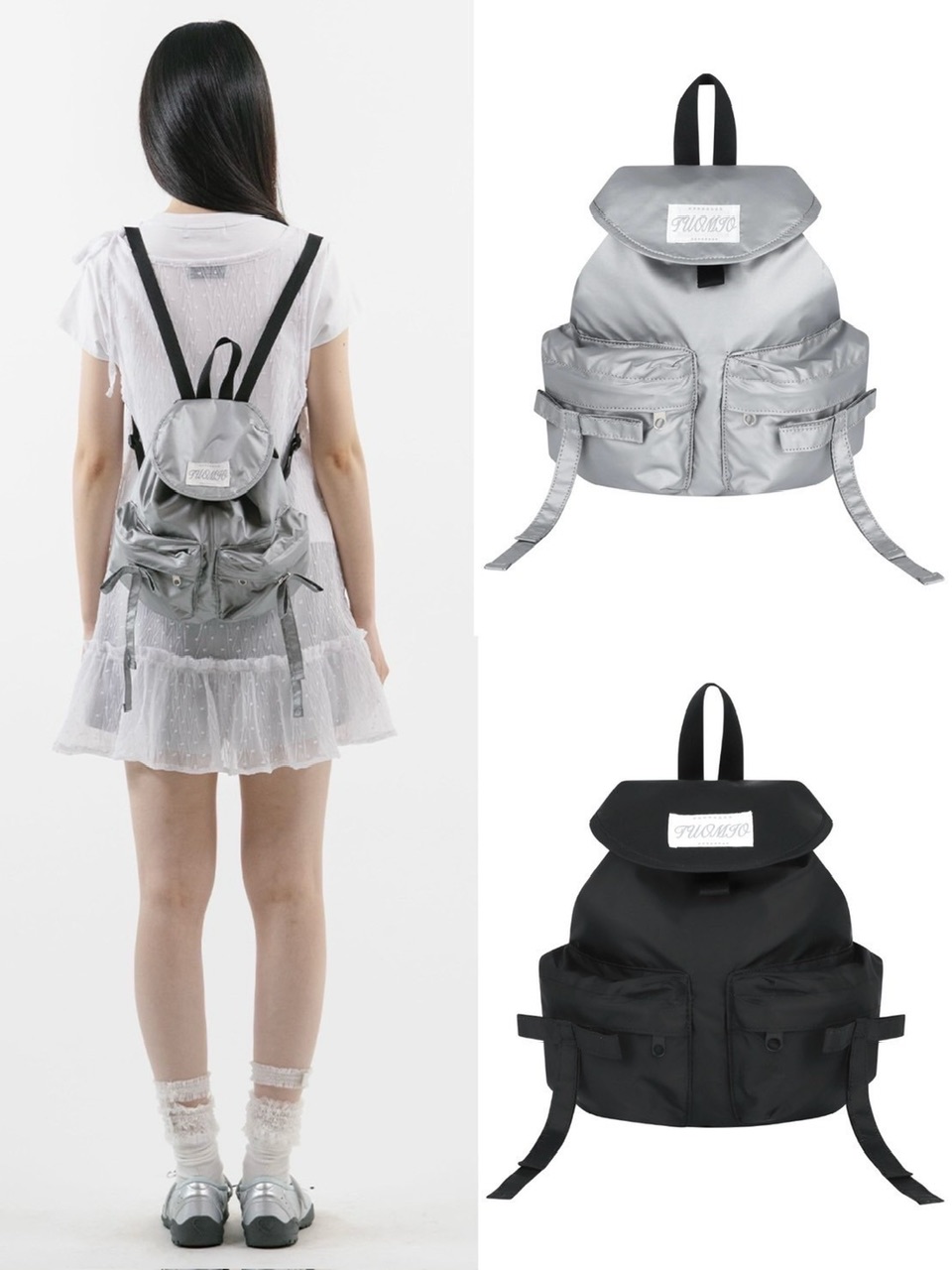 【TUOMIO】RIBBON MINI BACKPACK / 【トゥオミオ】リボンミニリュック