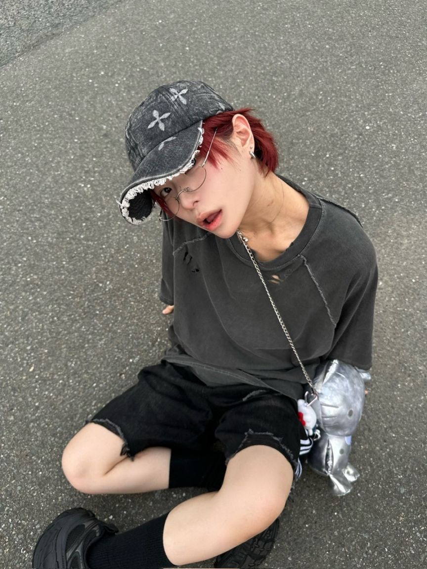 受注制【LUV CODE】design denim cap