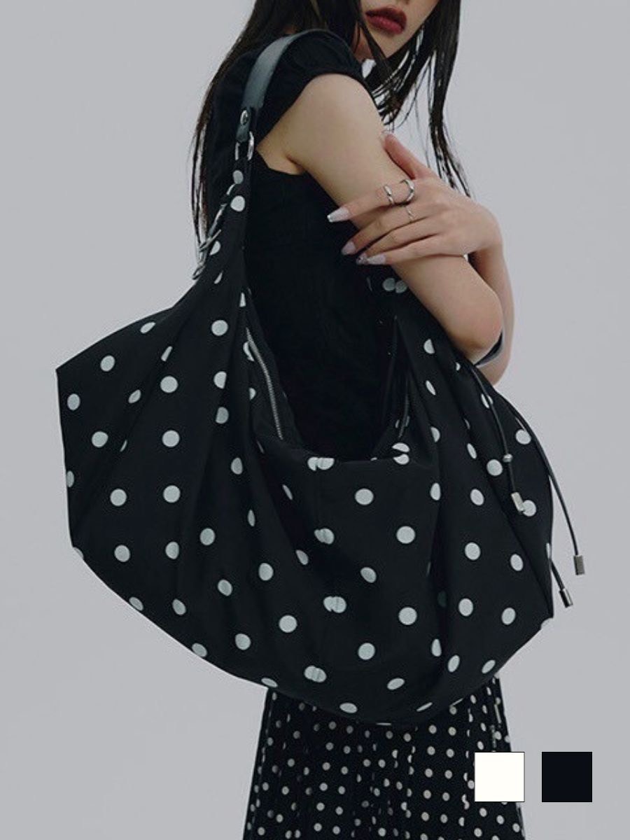 【NOT KNOWING】Braided Dot Shoulder Bag / 【ノットノーイング】ブレイデッドドットショルダーバッグ