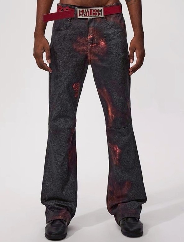 Resurrection ブラック パンツ XXL Fourth3ex】Archive-3D Printed Lava Pants / 【フォース