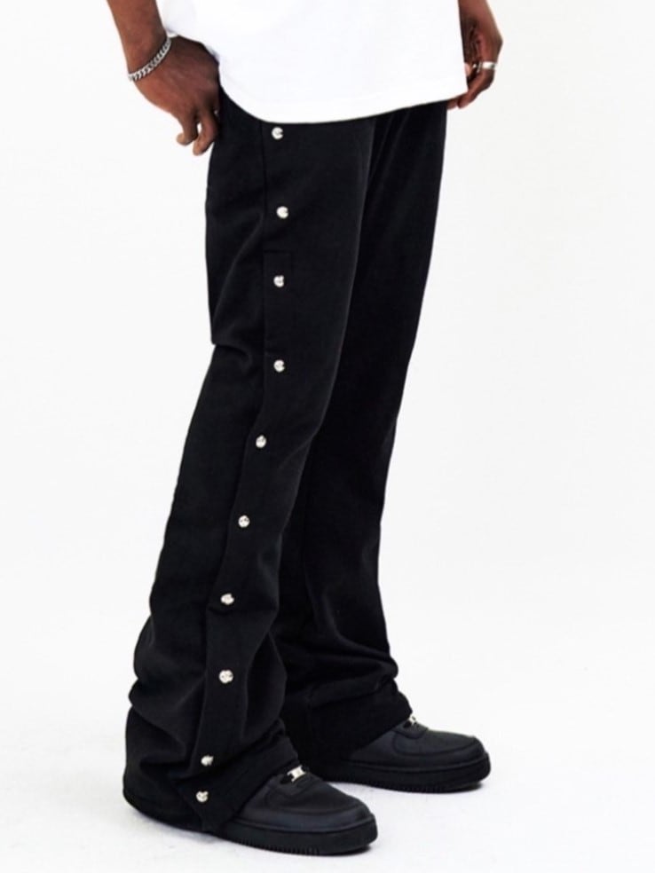 【E RIN AI E】NOUVEAU SNAP BOOTS CUT PANTS