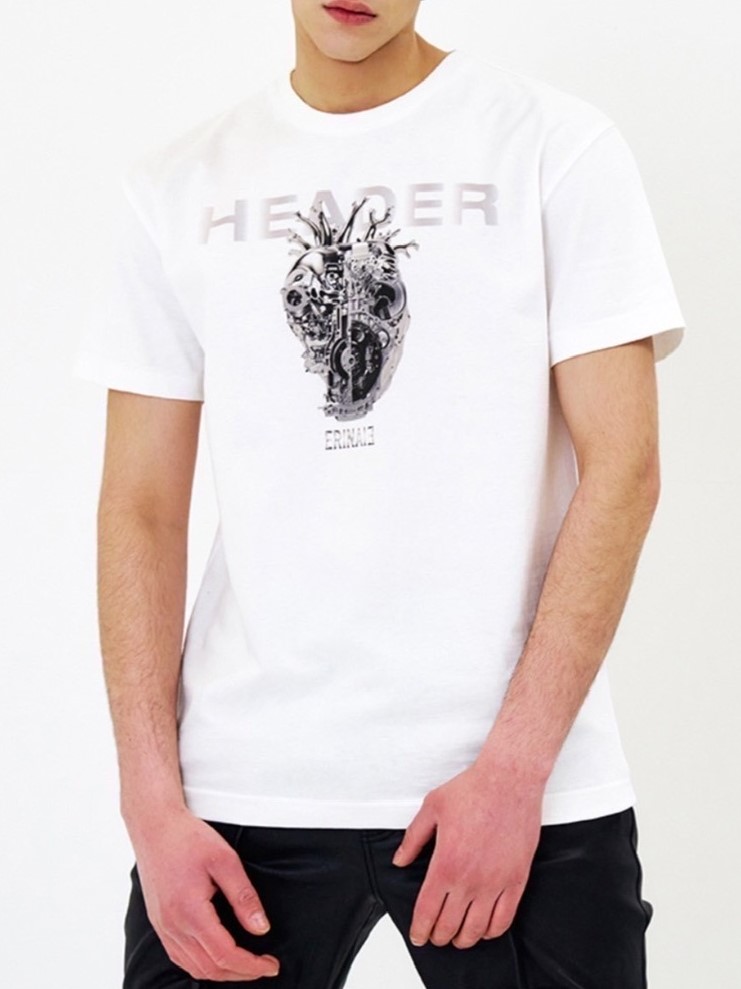 【E RIN AI E】MECHANICAL HEART SHORT SLEEVE TEE