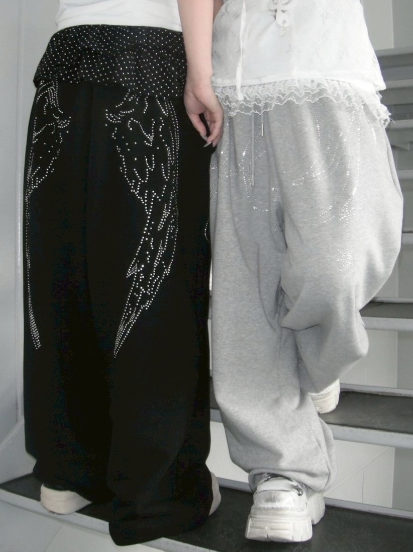 9/15 20:00 発売【FANCY CLUB】ANGEL VINTAGE SWEATPANTS