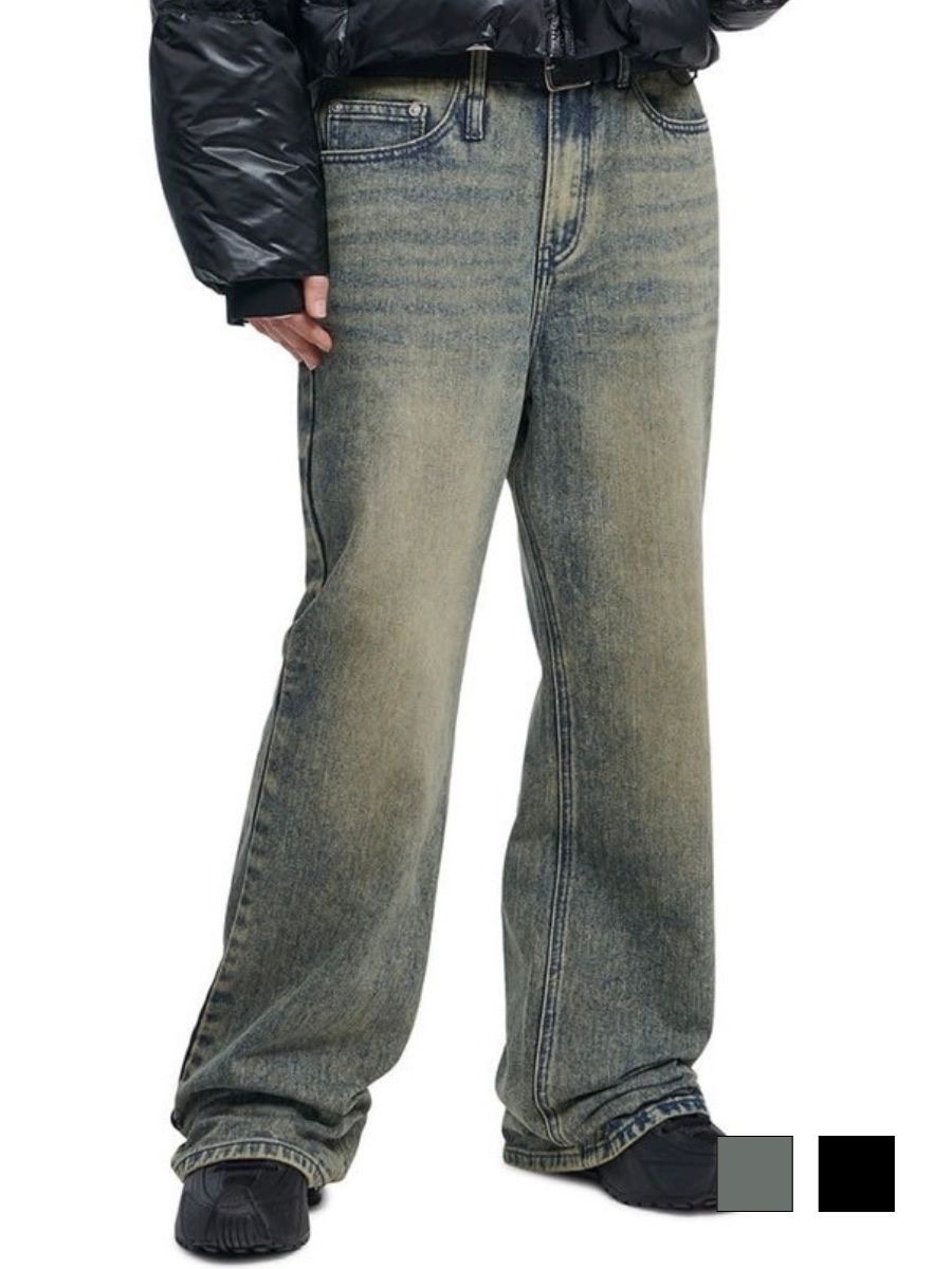 【NOMANUAL】SOFT FLARE DENIM PANTS 