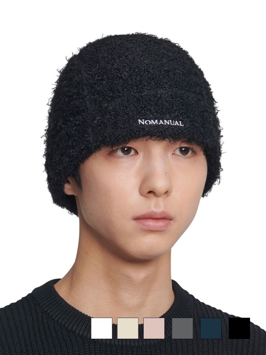 【NOMANUAL】NEST HAIRY BEANIE 