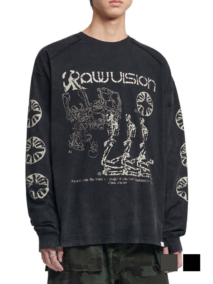 【NOMANUAL】S.I LONG SLEEVE TEE 